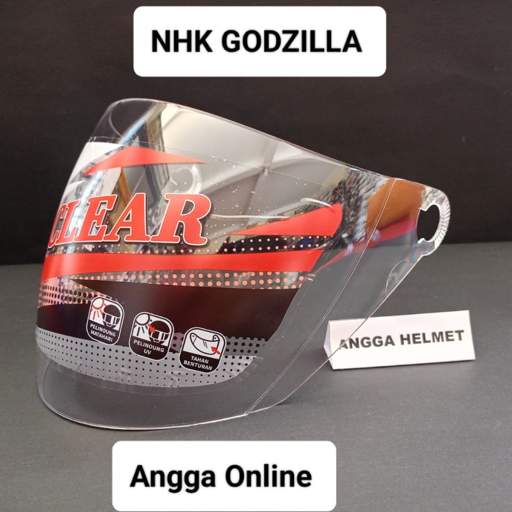 Kaca Helm NHK PREDATOR 2v / KACA helm NHK GODZILLA