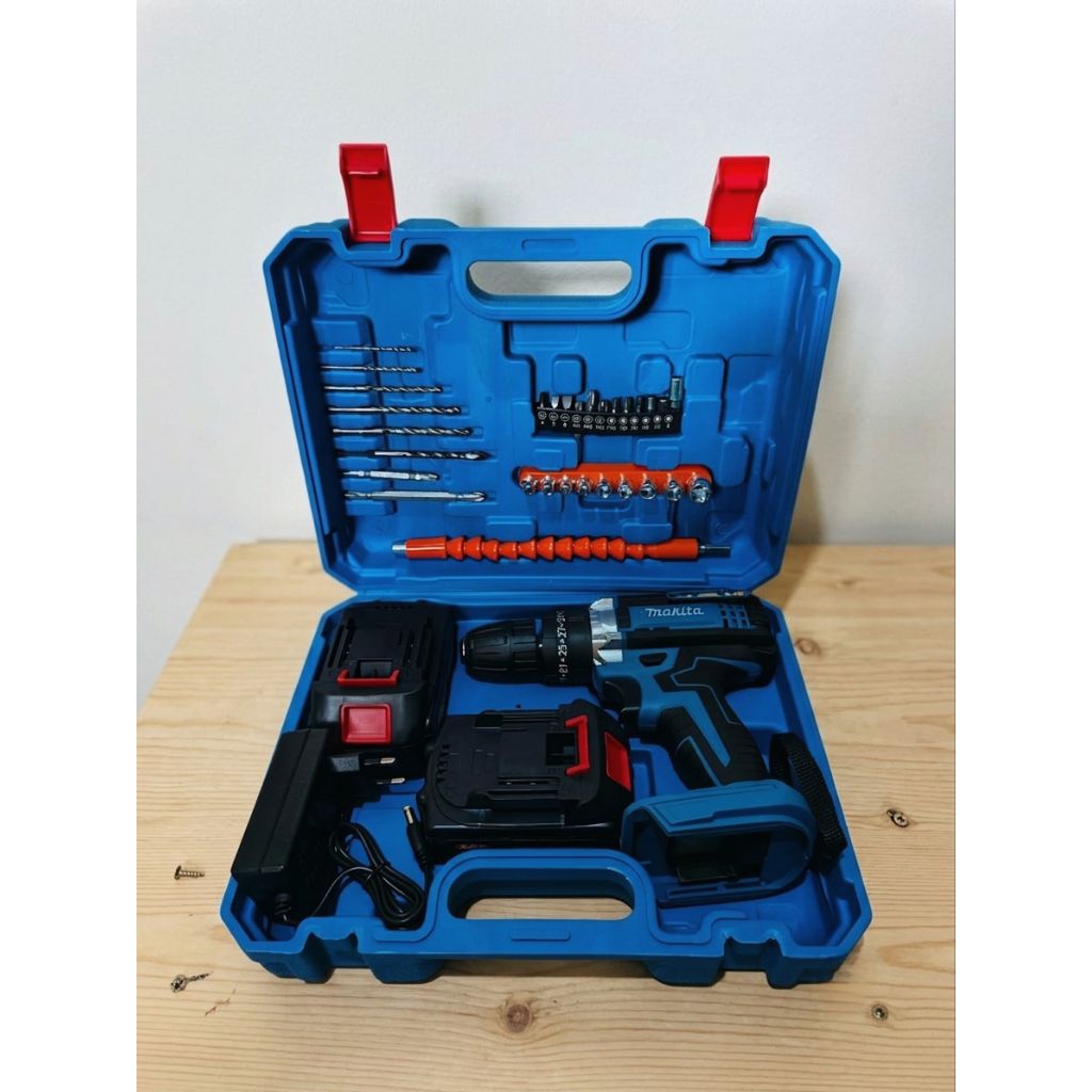 ‎Bor Makita Cordless Bor Listrik Tangan Baterai Besar