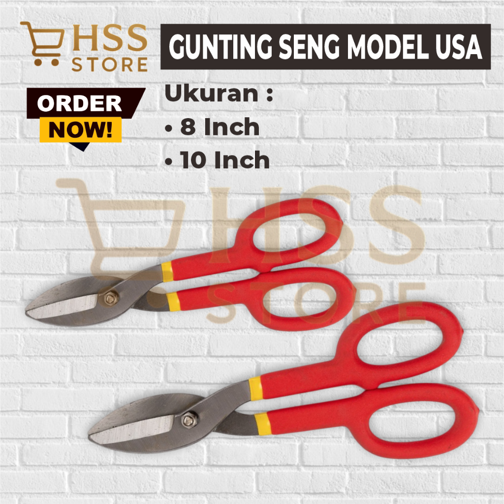 Gunting Seng Model USA / Gunting Potong Seng / Gunting Serbaguna / Gunting Baja / Gunting Tajam Seng
