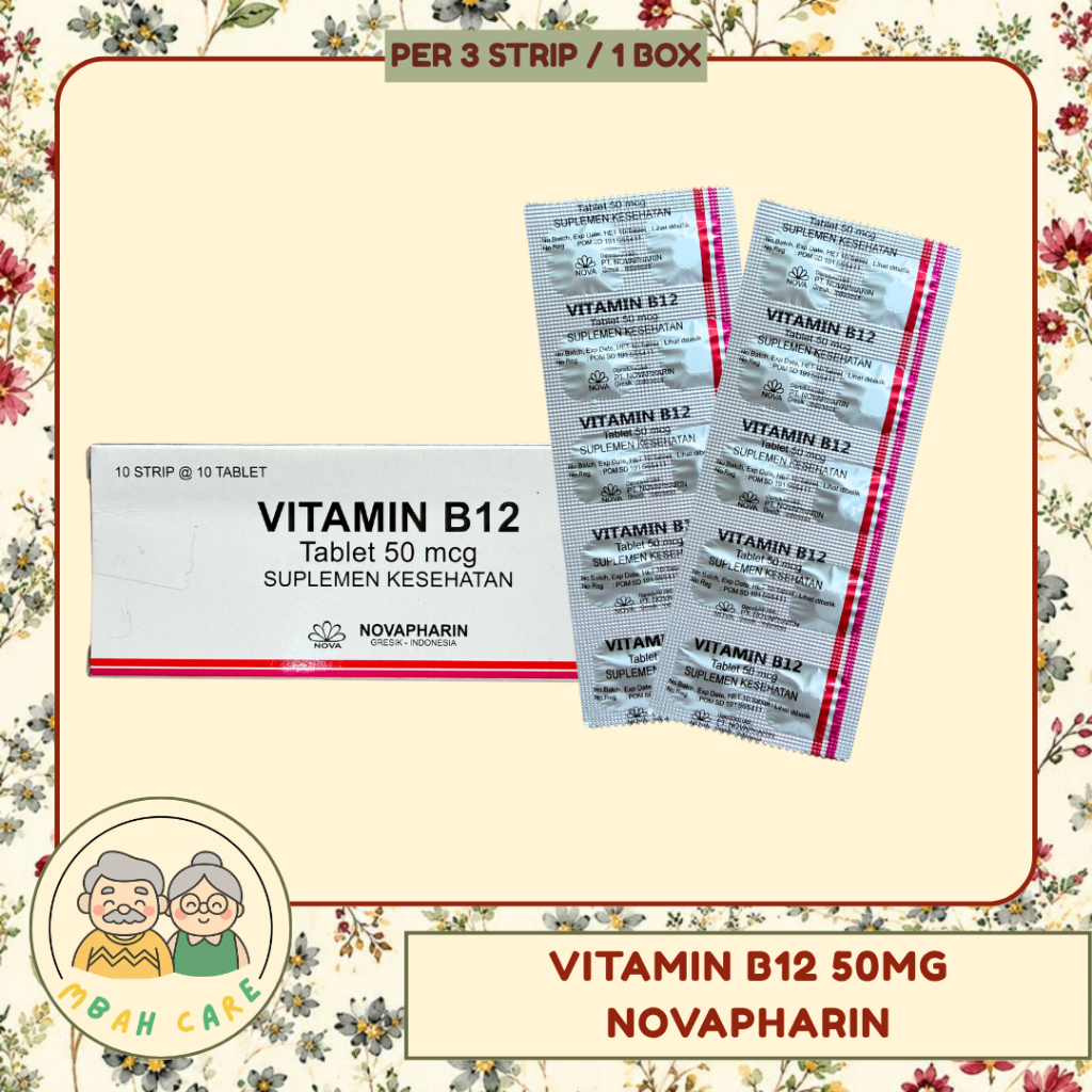 Vitamin B12 Novapharin 50 mcg