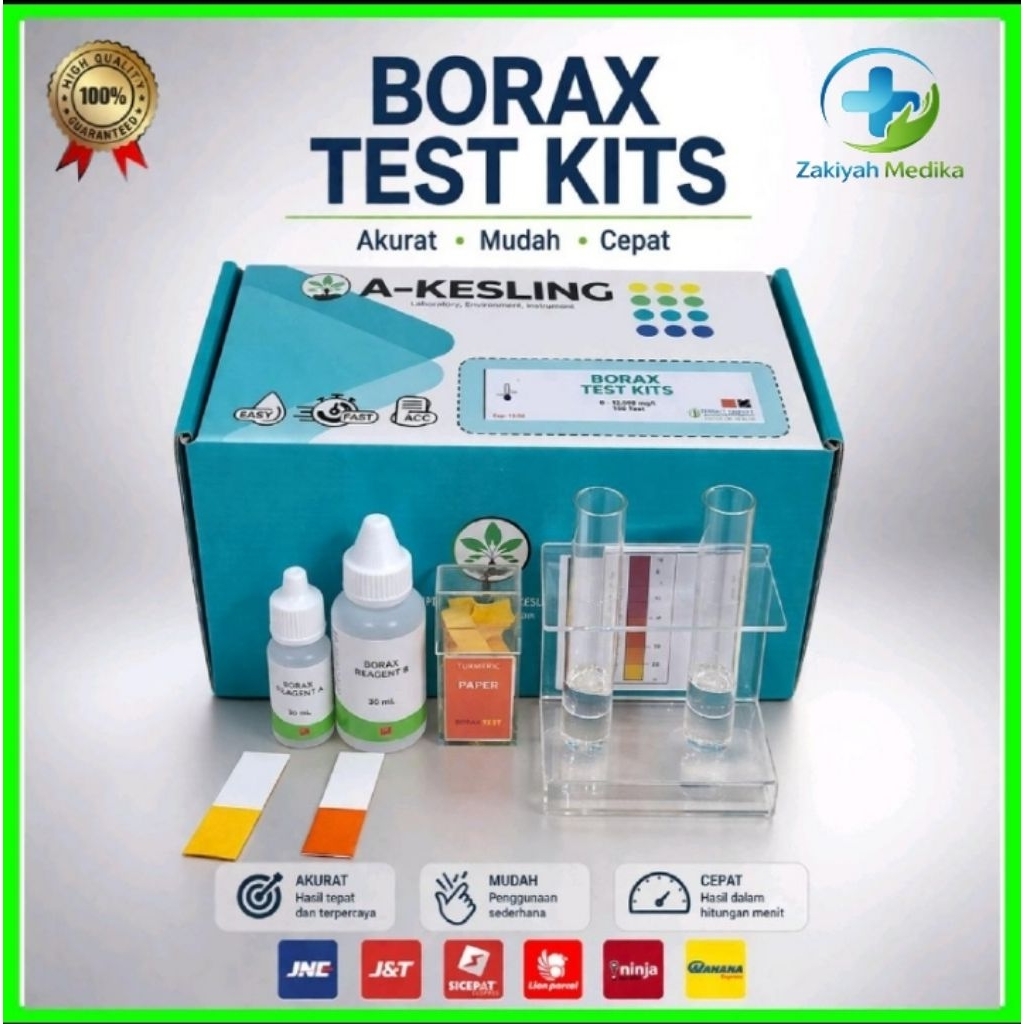 Test Kit A-Kesling Pengukur Kualitas Makanan /  Tes Kit Boraks