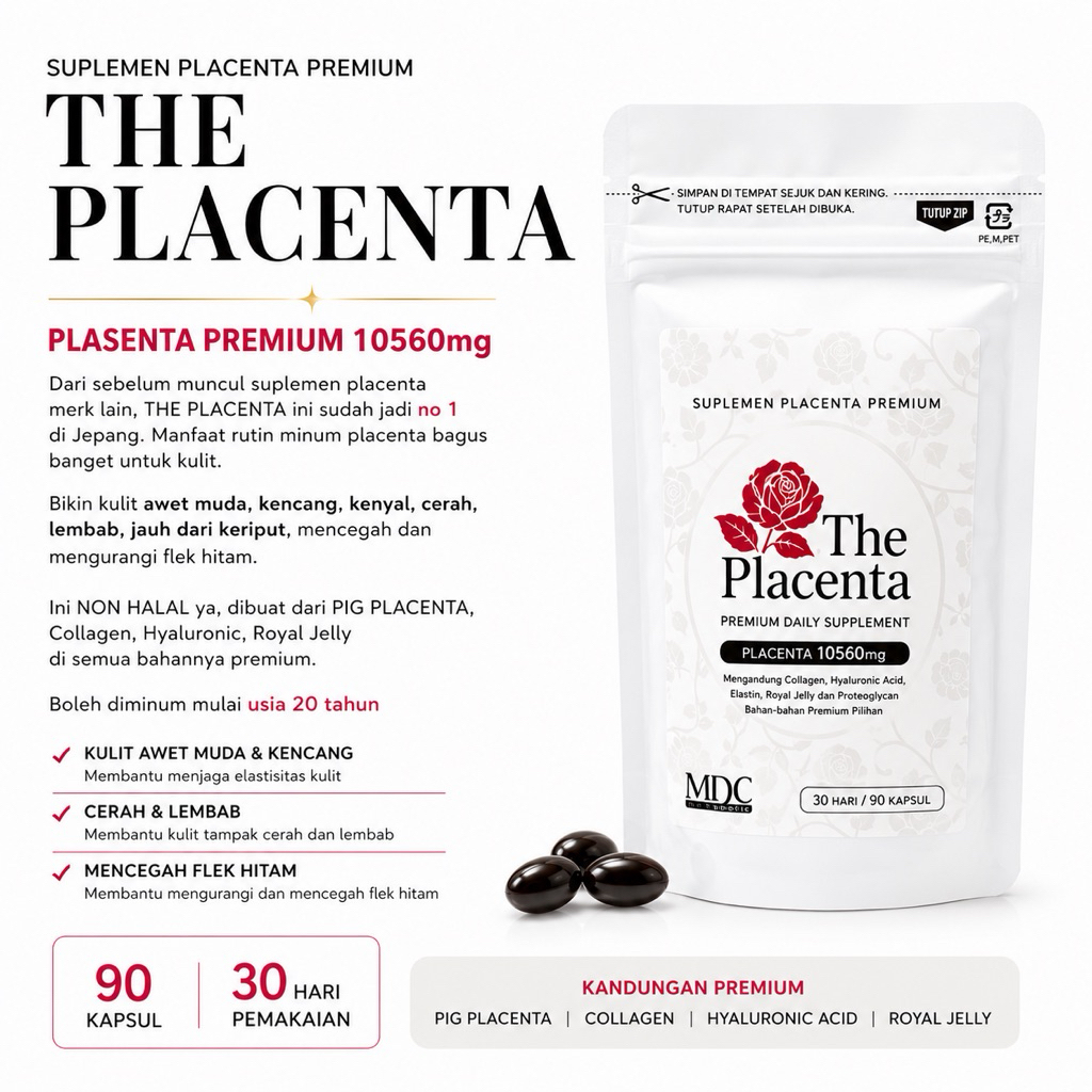 THE PLACENTA Premium Daily Supplement JAPAN