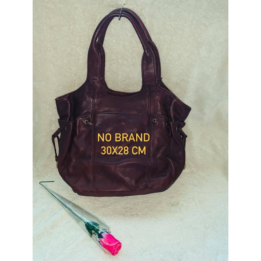 No Brand Preloved Shoulder/Hobo Kulit Wanita