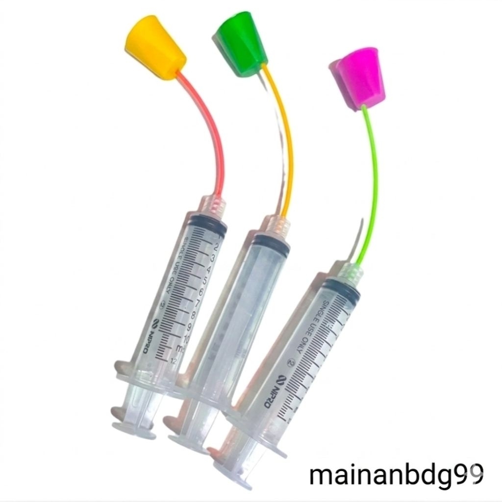 10pc mainan suntikan 10 ml / mainan anak murah / mainan jadul / suntikan steril