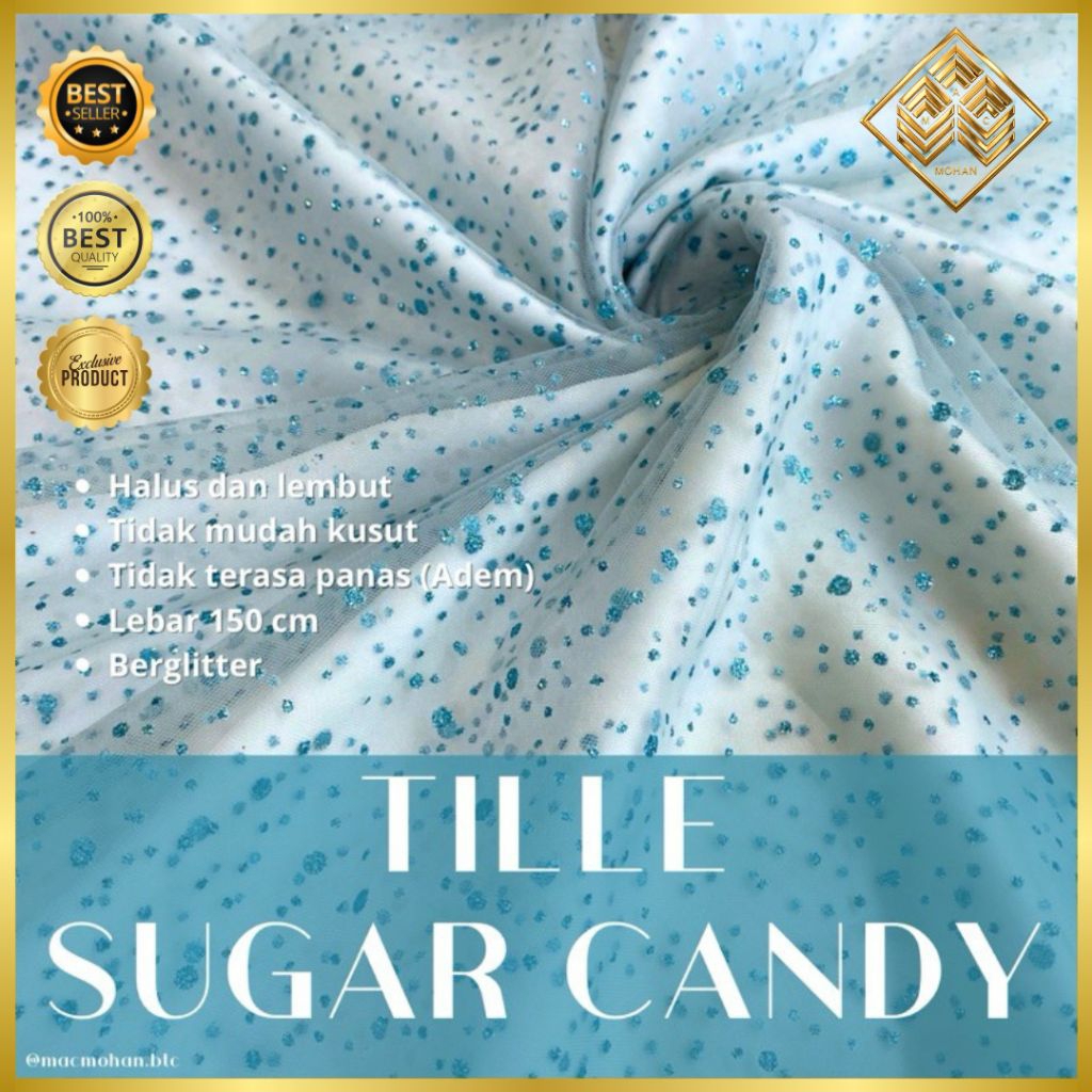 TILE SUGAR CANDY / TULLE SUGAR CANDY / TILE GLITTER / FULL GLITTER / KOMBINASI DRESS / BRIDESMAID / 