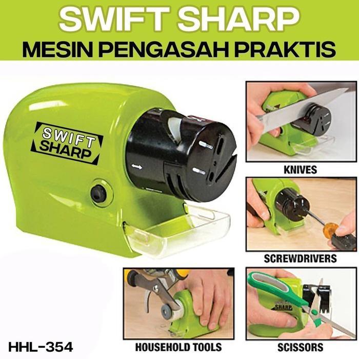 Asah pisau gunting listrik Electric knife sharpener 2 in 1 TH2810