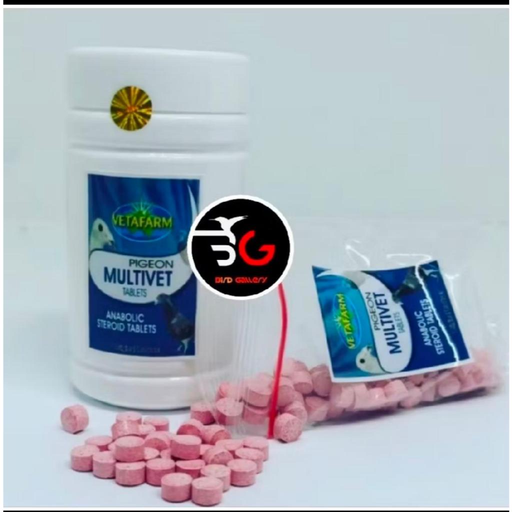 MULTIVET VETAFARM VITAMIN BURUNG MERPATI VERSELE LAGA