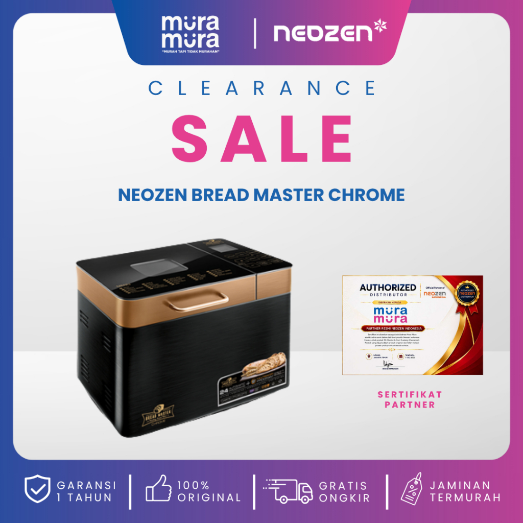 Clearance Sale  Neozen Bread Master Chrome Roti