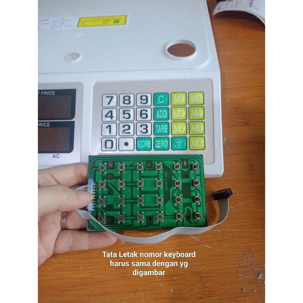 PCB keyboard Timbangan digital 40kg renkmhe/yisun/maxmech/daiijin/himawari