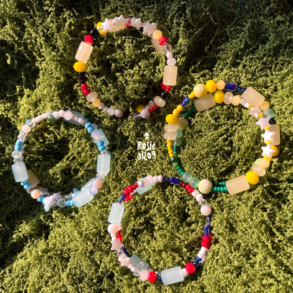 Beads Bracelet - Gelang Manik-manik - World Cup-Inspired Bracelet - Rosie Posie