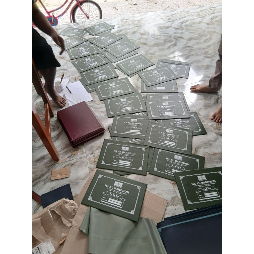 Sampul Ijasah,Amplop Ijasah custome Nama Sekolah dan Logo