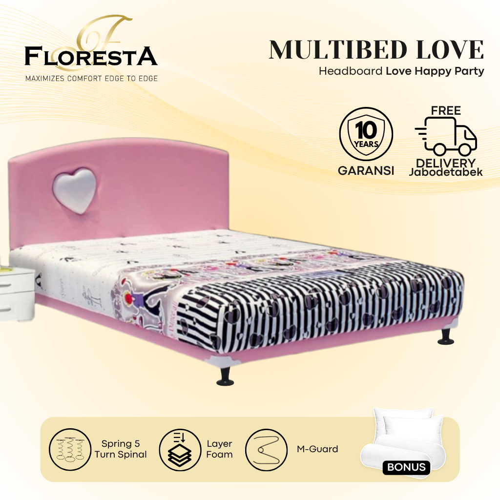 Kasur Springbed Floresta Multibed Love