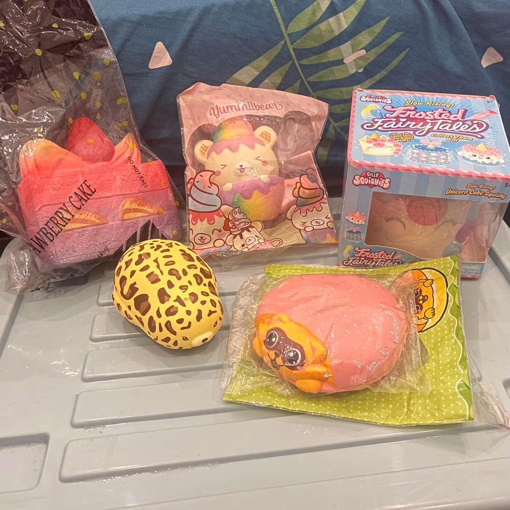 squishy preloved kiibru punimaru silly squishies yummiibear leilei