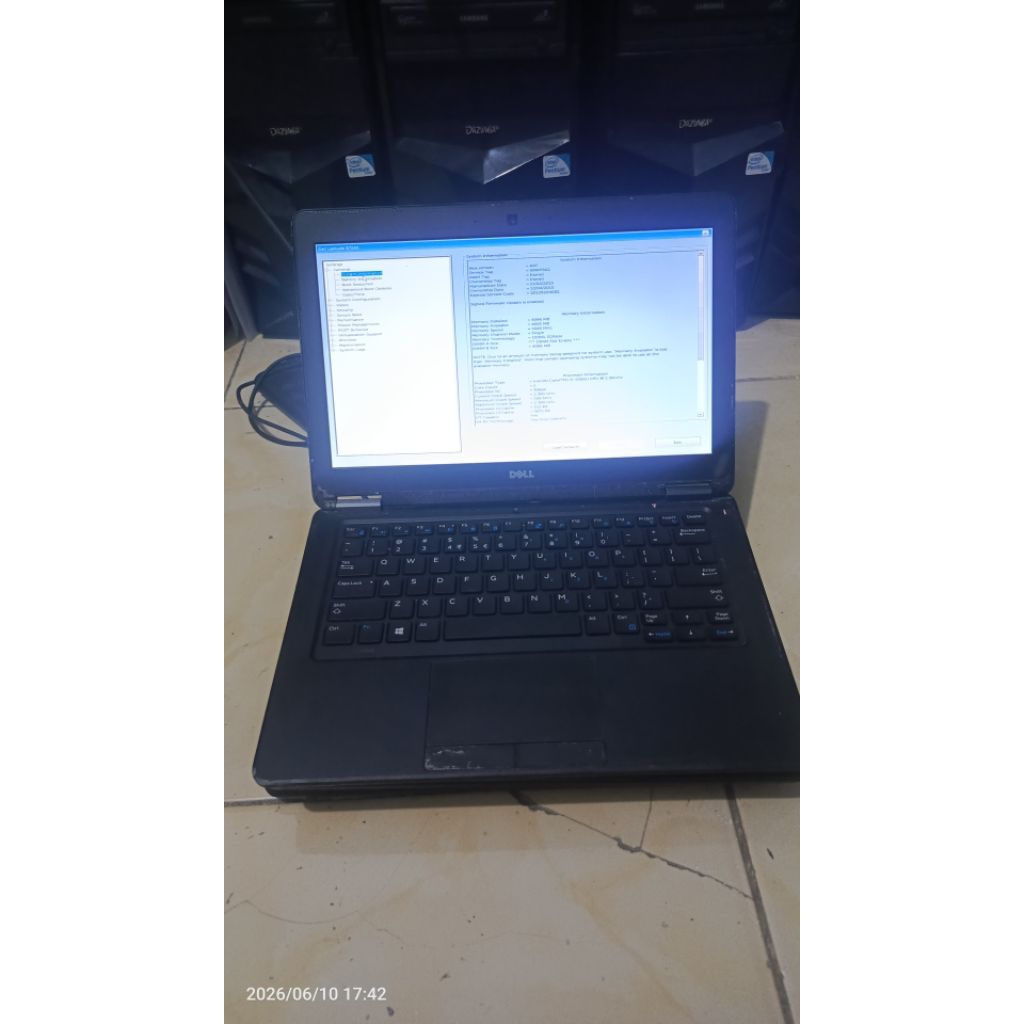 Laptop Dell Core i5 Gen 5 ram 8 ssd256