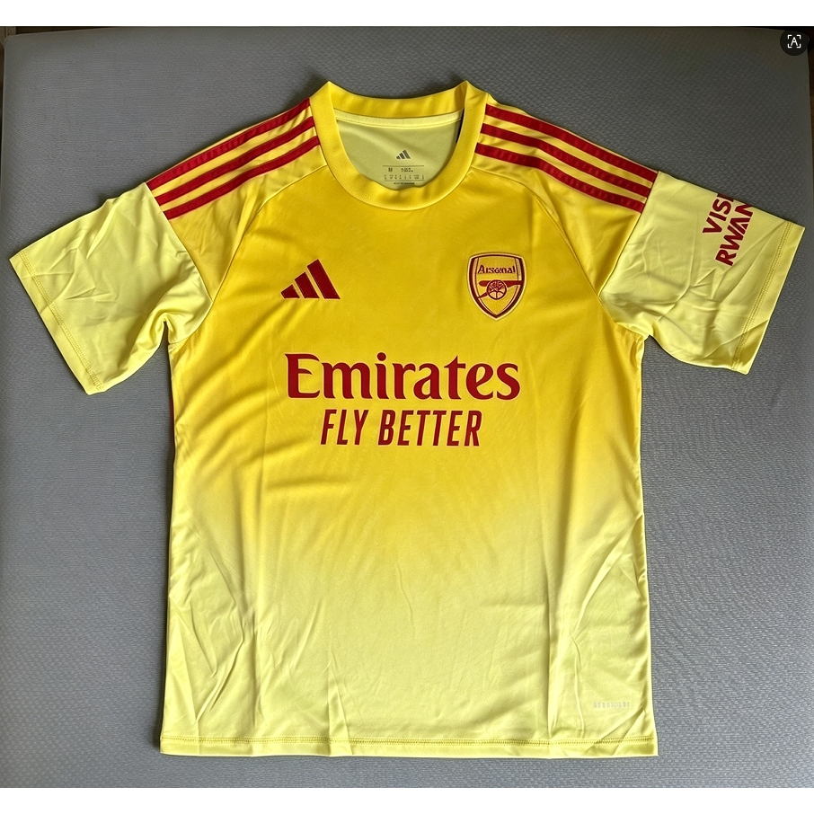 Jersey Sepak Bola Kiper Arsenal F.C. Versi Fan 2025-26 Terbaru – Berkualitas Tinggi, Dapat Disesuaik