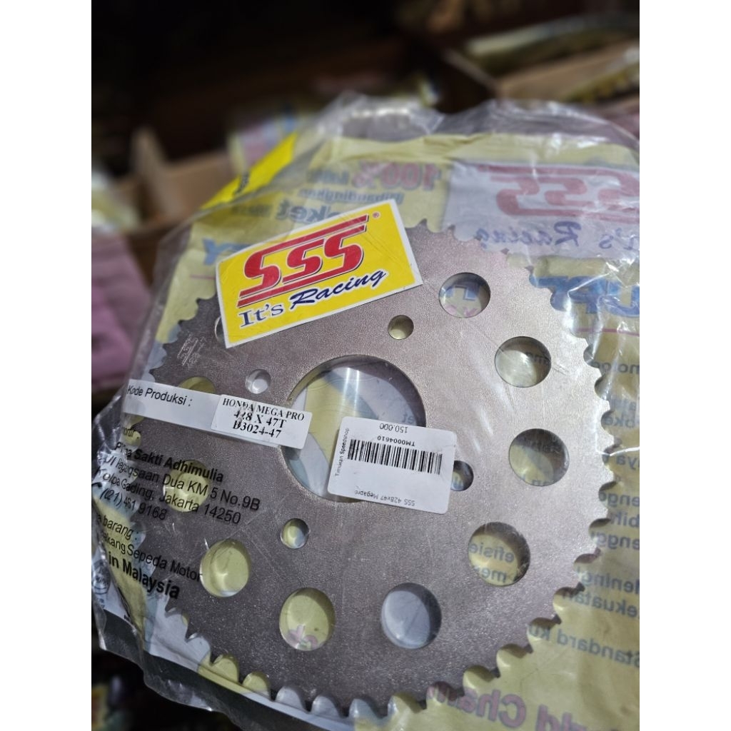 GEAR SSS 428 47 MEGA PRO - TIGER - SONIC 150 - CBR 150 - CB 150 R