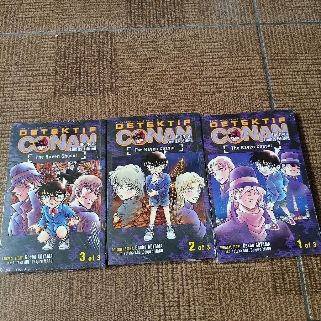 Komik Conan The Raven Chaser 1-3 Segel