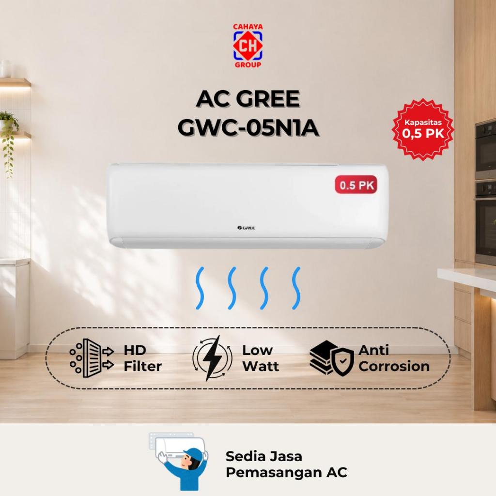AC Gree 1.5 PK GWC 05N1A Max Cooling Gold Fin Evaporator Split AC