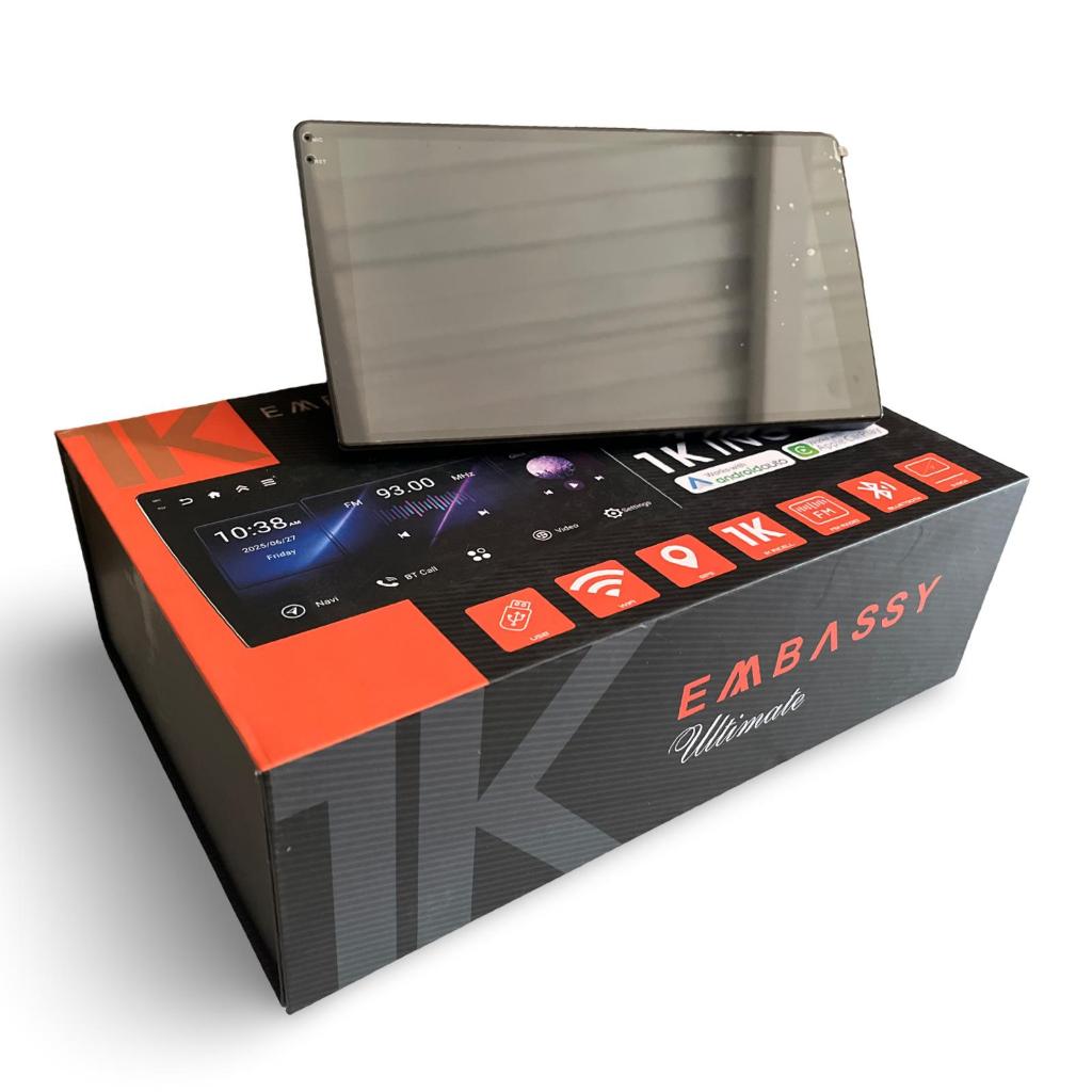 Headunit Android 9 Inch Embassy EM-999 TAURUS 4/64 Layar Incell Carplay Android Auto