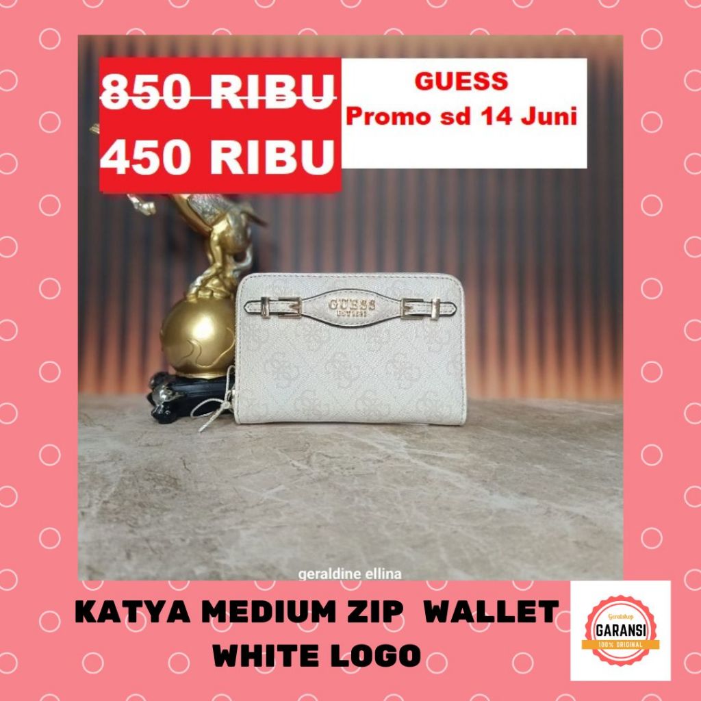Dompet Guess seri KATYA MEDIUM wallet sale original store