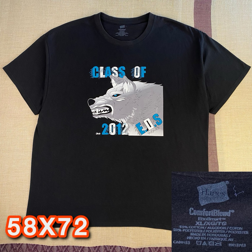 kaos Hanes ComfortBlend second original husky 2012