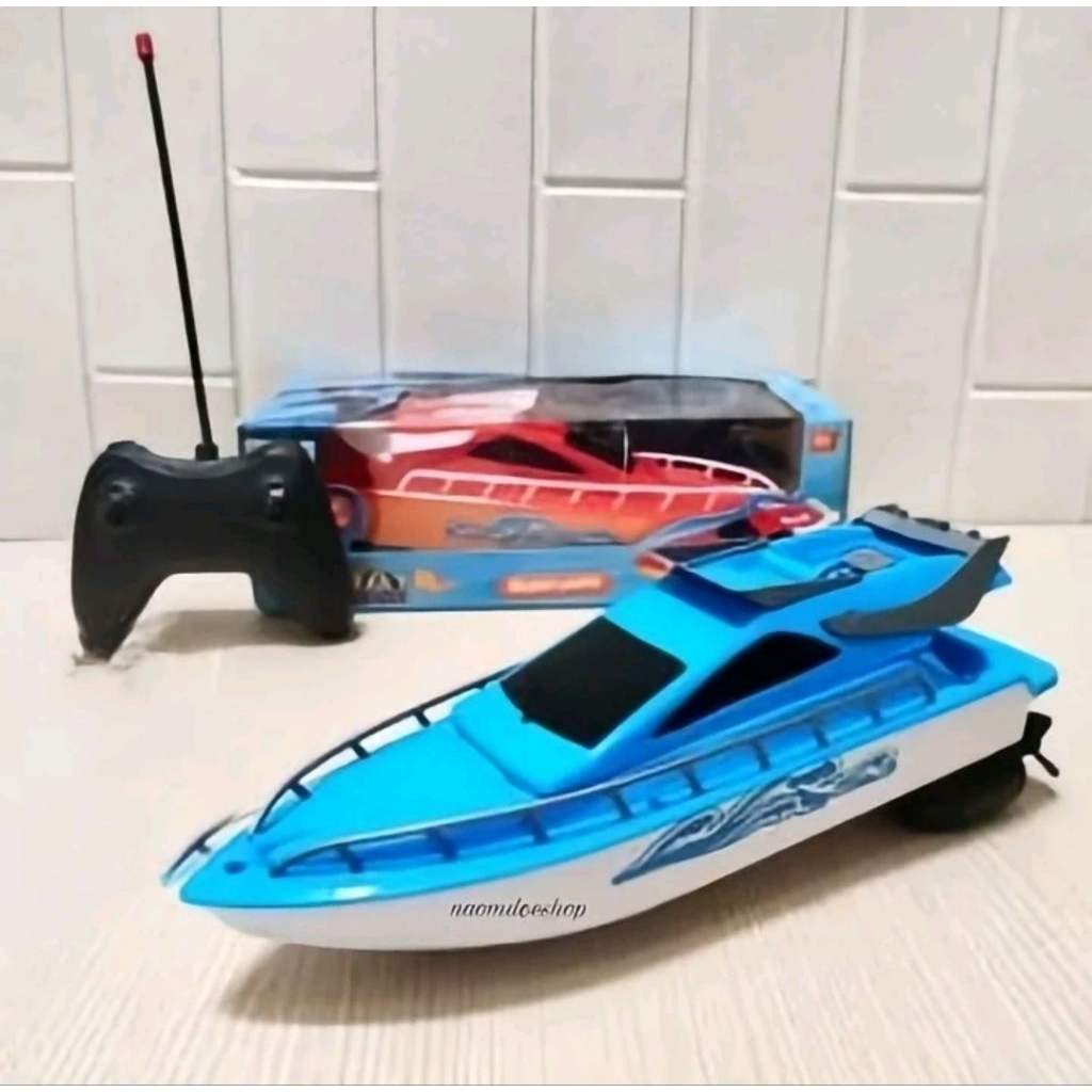 Kapal RC Speedboat Remote Control Perahu Air Mainan Kapal Remote Anak