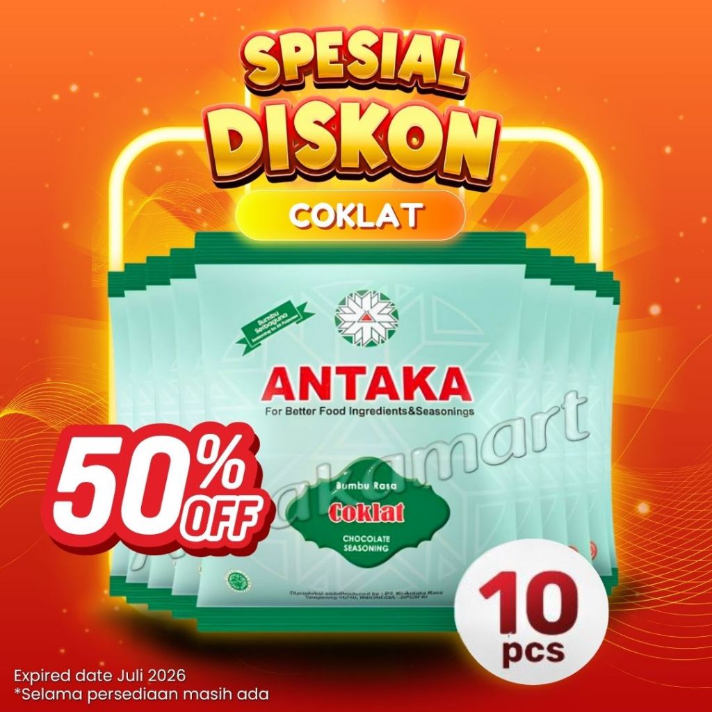 (PROMO) RENCENG ANTAKA HIJAU : Rasa COKLAT EXP JULI 2026
