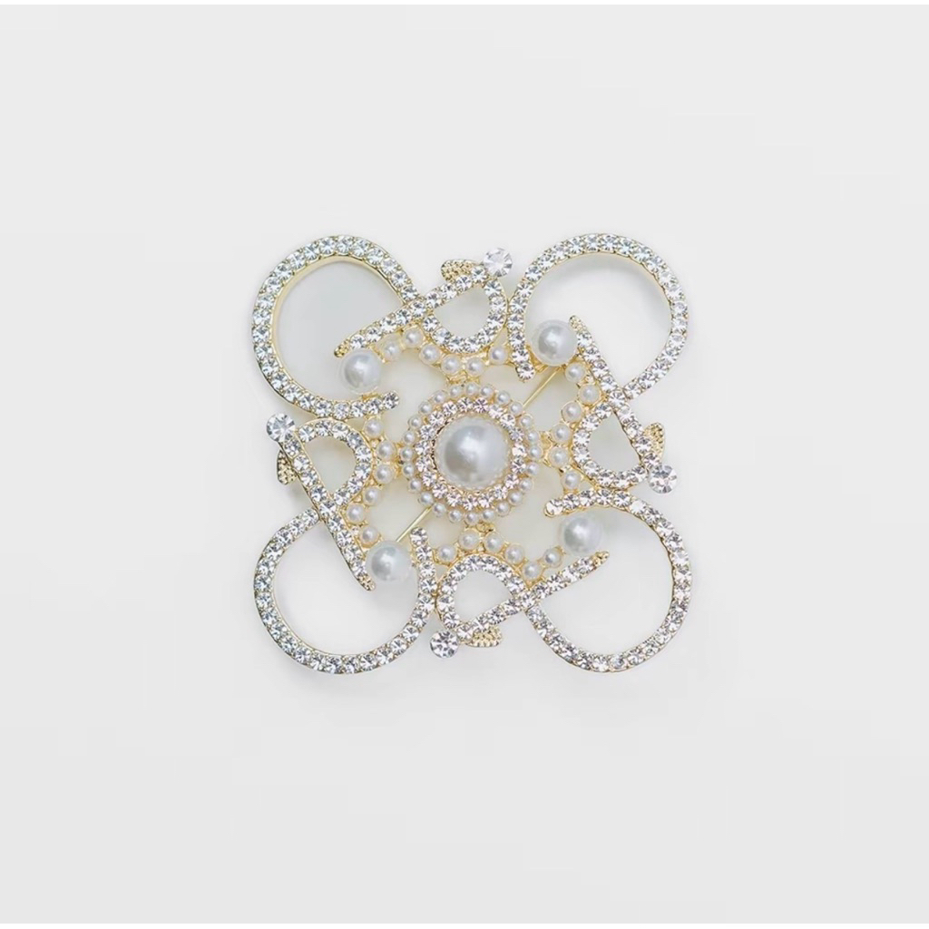 JENNA KAIA - SALE NEW - AIZA BROOCH - GOLD
