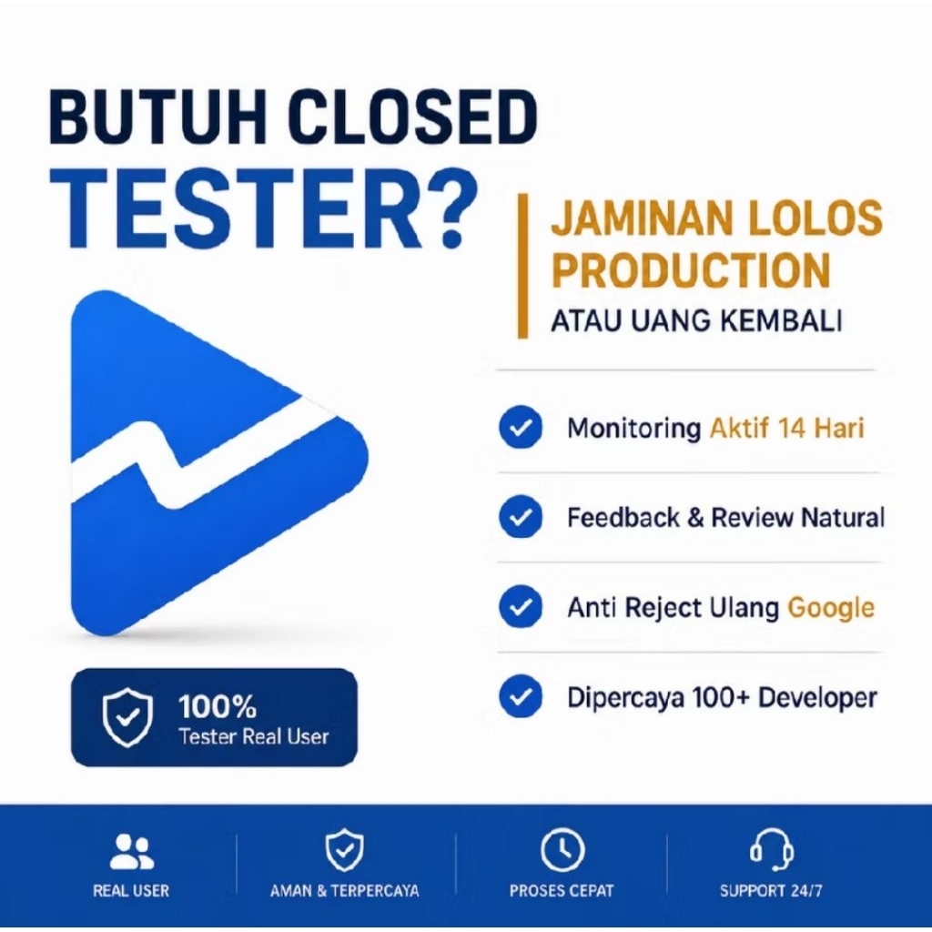 Jasa Pengujian Google Play Console