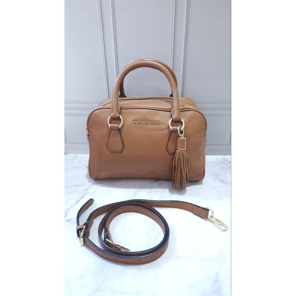 Tas Wanita MK Bedford Satchel Small Brown