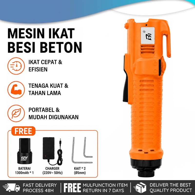 Mesin Pengikat Baja Tulangan – Alat Ikat Besi Beton, Praktis & Cepat untuk Konstruksi & Proyek Bangu