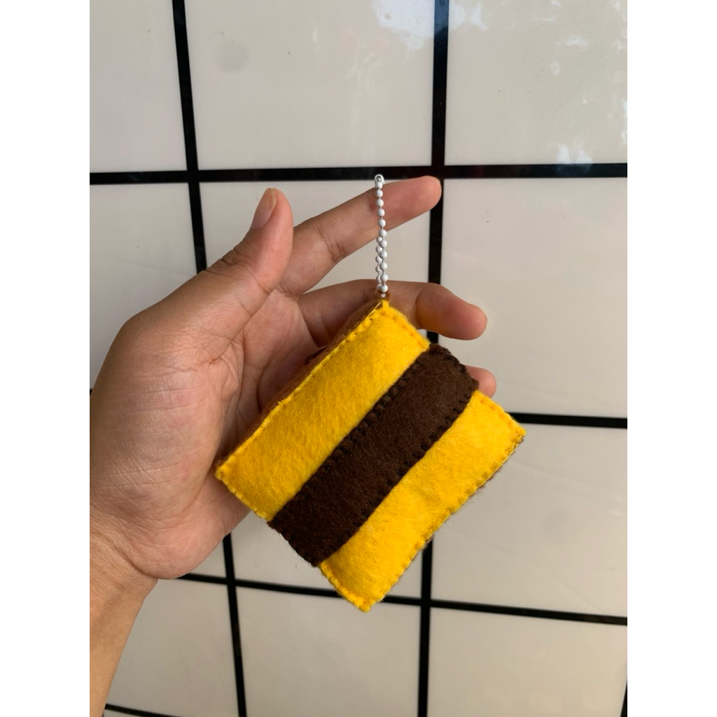 Gantungan Kunci Flanel Jajanan Pasar