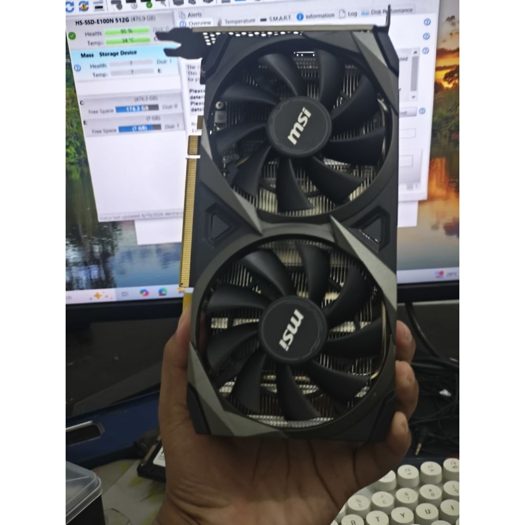 RTX 3050 8GB MSI Ventus 2X OC