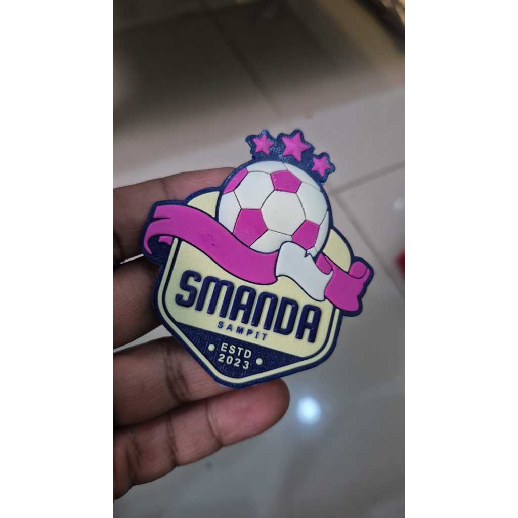 Pabrik label patch custom desain bebas  harga murah proses cepat suply Jakarta buat emblem dan logo 