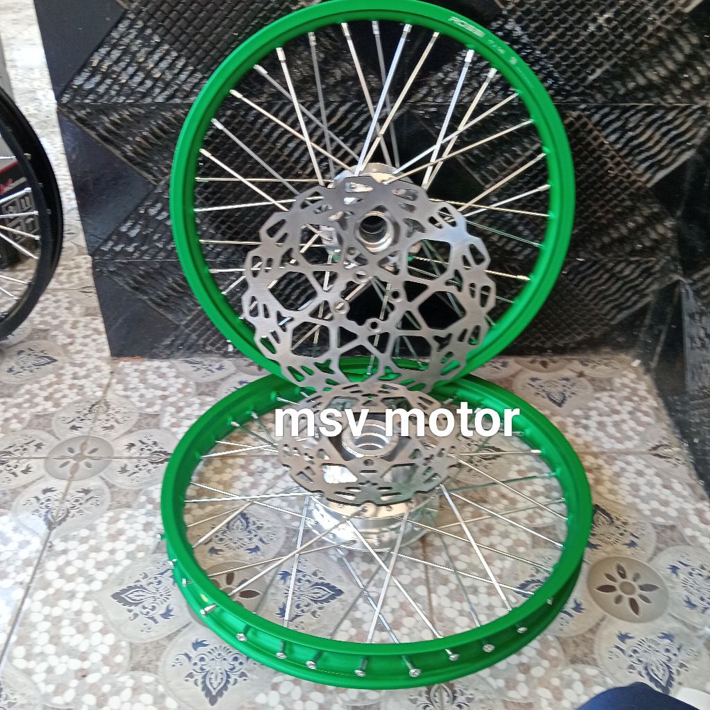 PELEK SATRIA FU RING 17/140/160 WARNA HIJAU