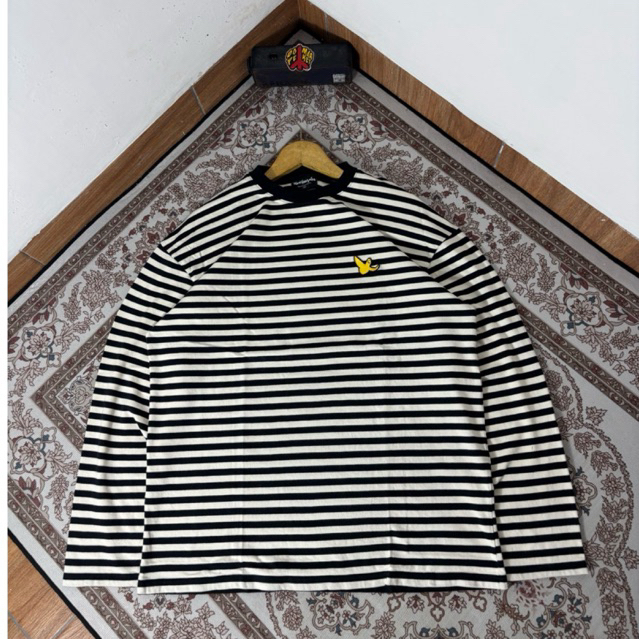 Kaos Longsleeve M4rk90n Stripe Second