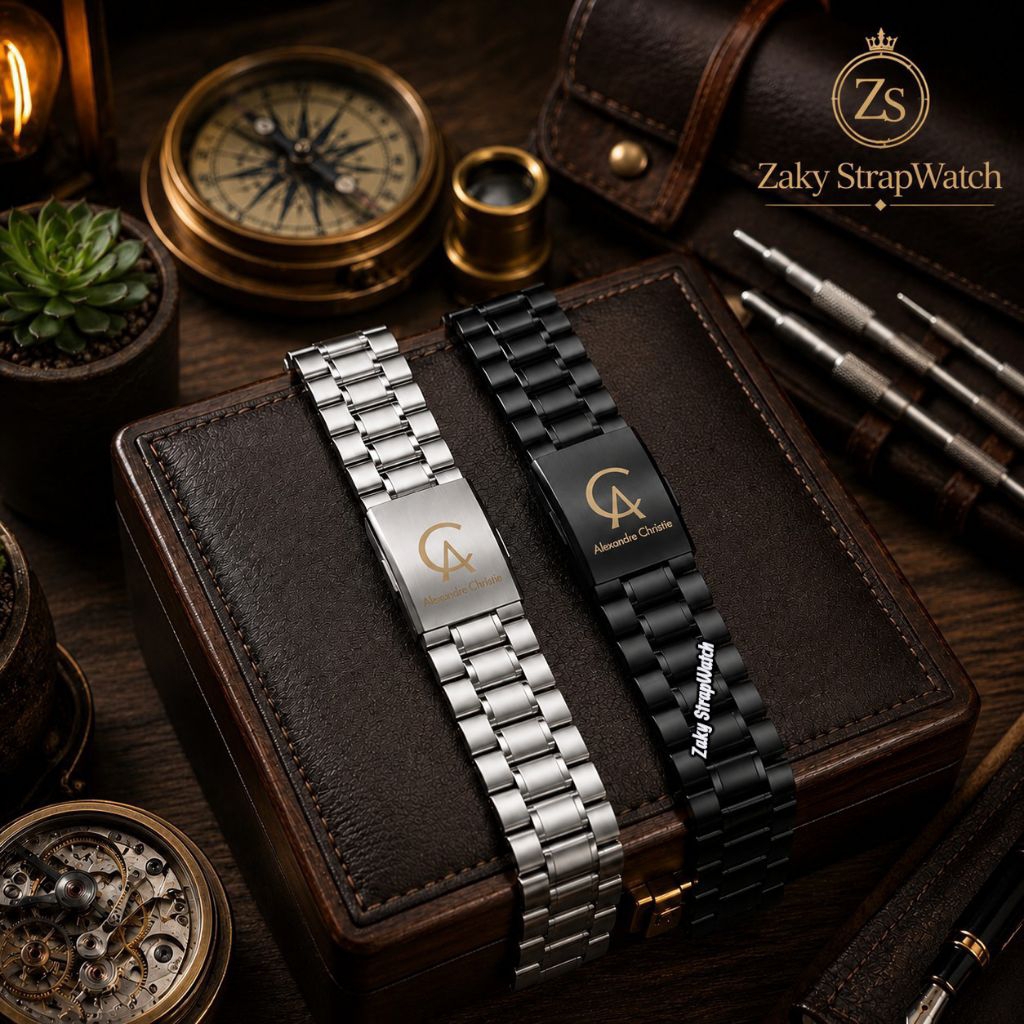 Strap Tali Jam Tangan Rantai Alexsandre Christie/Ac,Logo Ac Rantai Berkualitas Tali Rantai Ac Model 