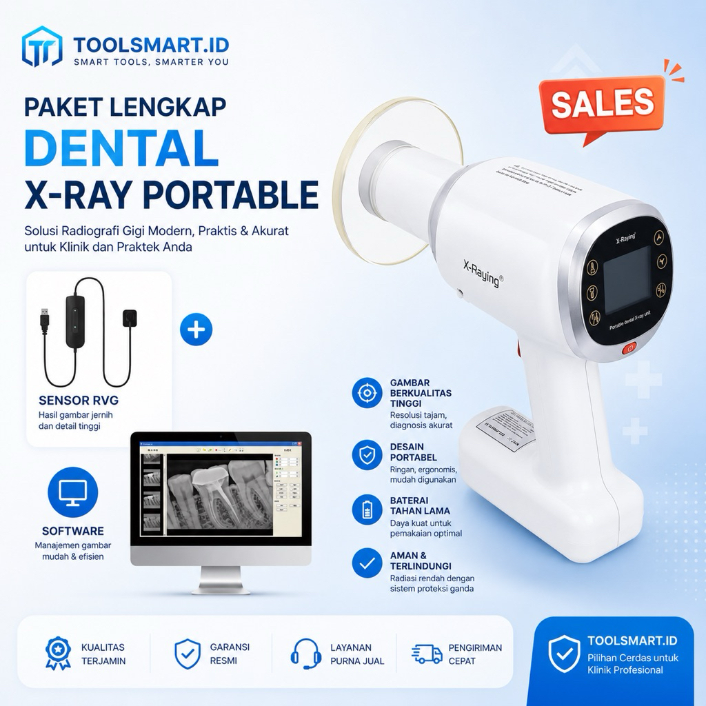 Portable Dental X Ray Machine Digital Wireless Handheld Dental X-Ray Sensor RVG Intraoral Imaging Sy