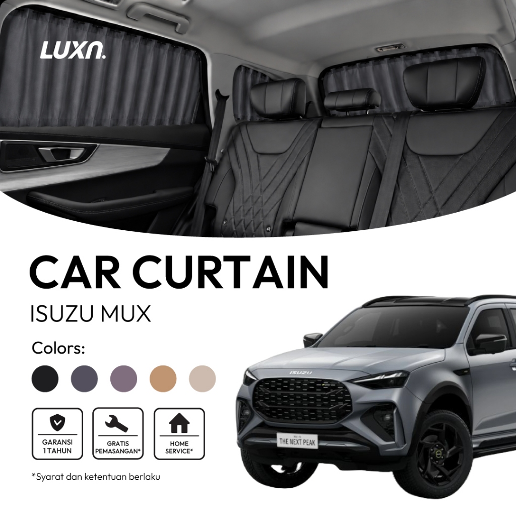 Tirai Jendela Mobil, Custom Car Curtain Premium | Interior Mobil | Isuzu Panther | Luxn Auto