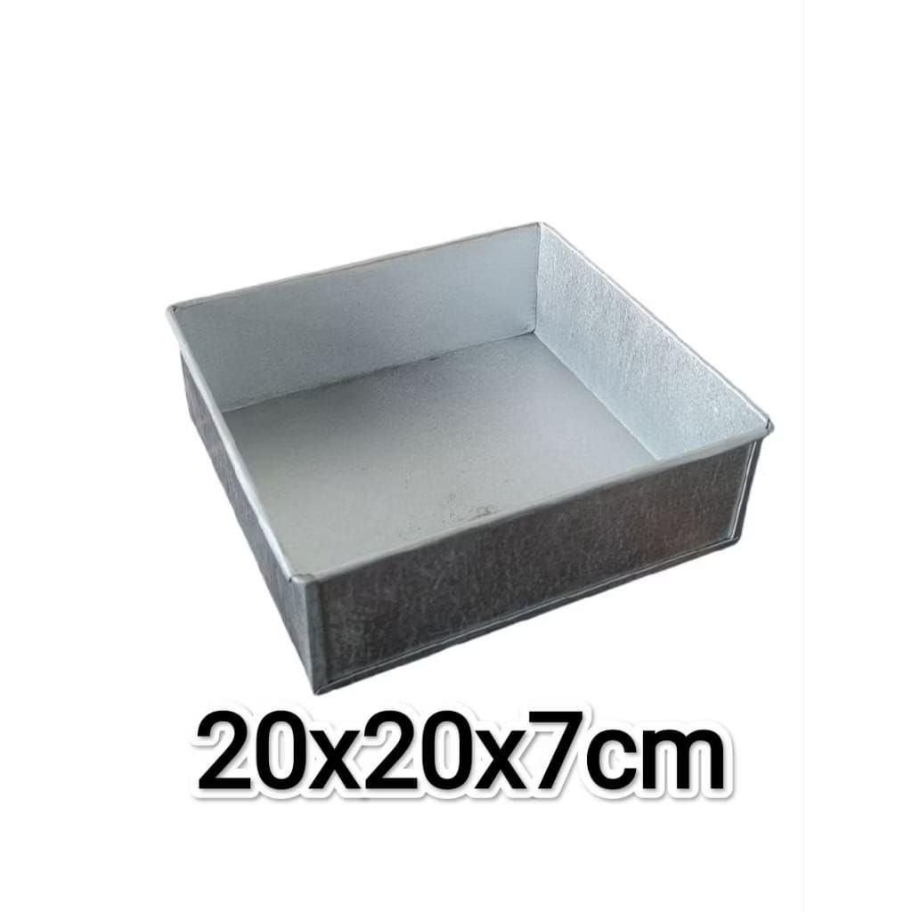 loyang kotak/loyang persegi 20X20X7