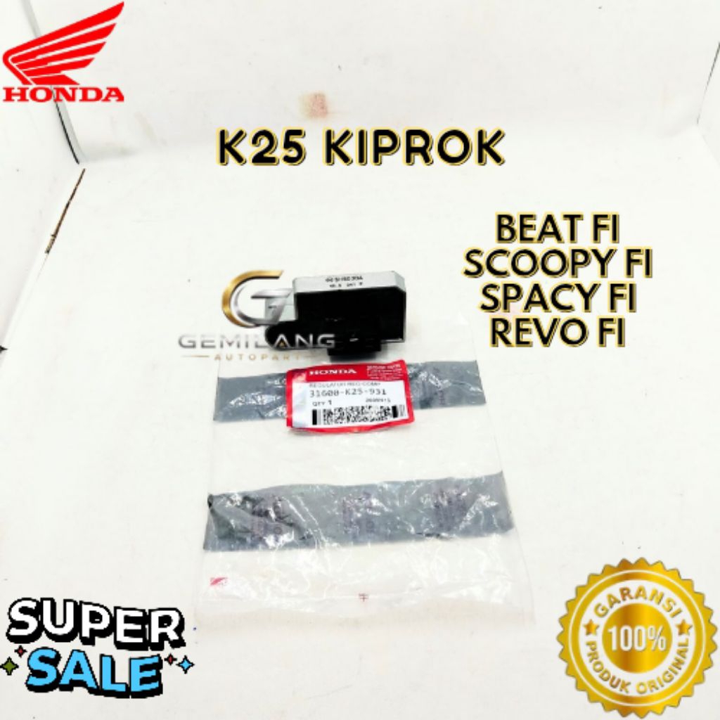 KIPROK KODE K25, KIPROK BEAT FI, KIPROK SCOOPY FI, KIPROK SPACY FI, KIPROK REVO FI