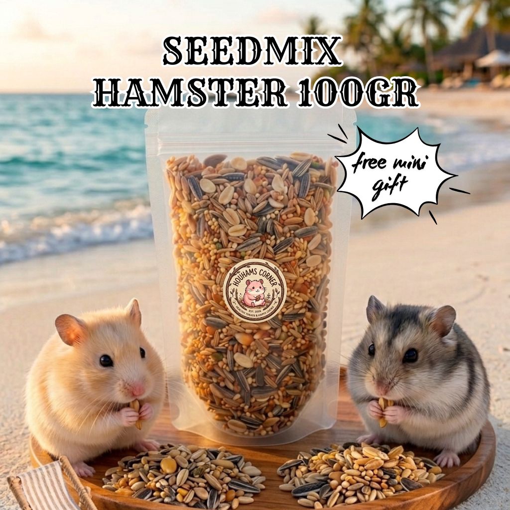 EXTRA OAT Makanan Hamster Murah Mix 100gr - Seed Hamster Mix