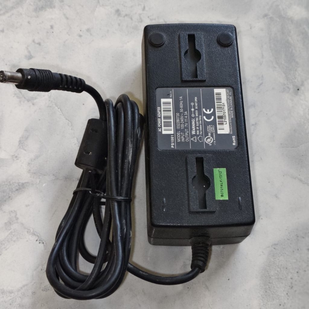 (BARU) ADAPTOR 7V 4.3A JACK 5.5MM