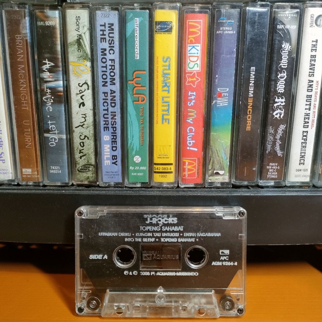 Kaset Pita Jrocks Jrock J-Rocks Topeng Sahabat Ceria ada sambungan pita hanya kaset