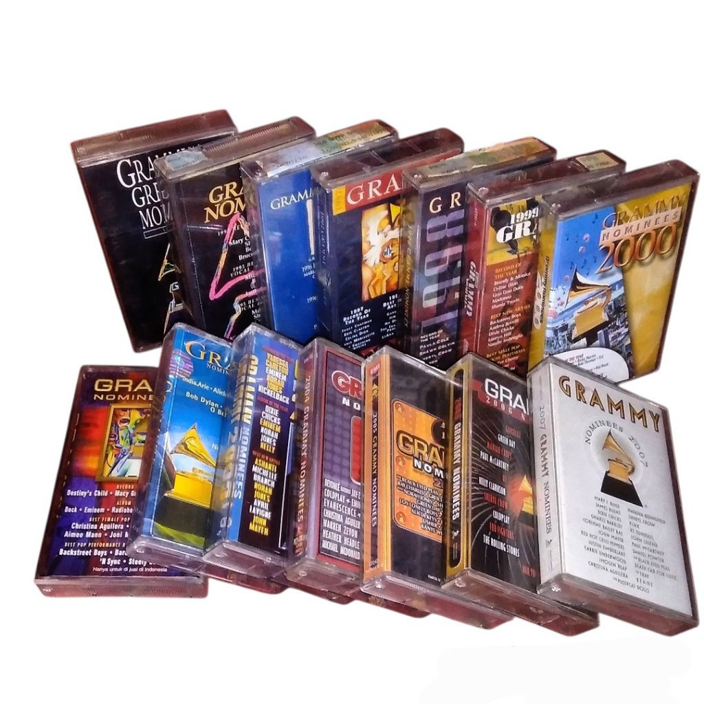 Kaset pita kompilasi barat GRAMMY NOMINEES 1995 1996 1997 1998 1999 2000 2001 2002 2003 2004 2005 20