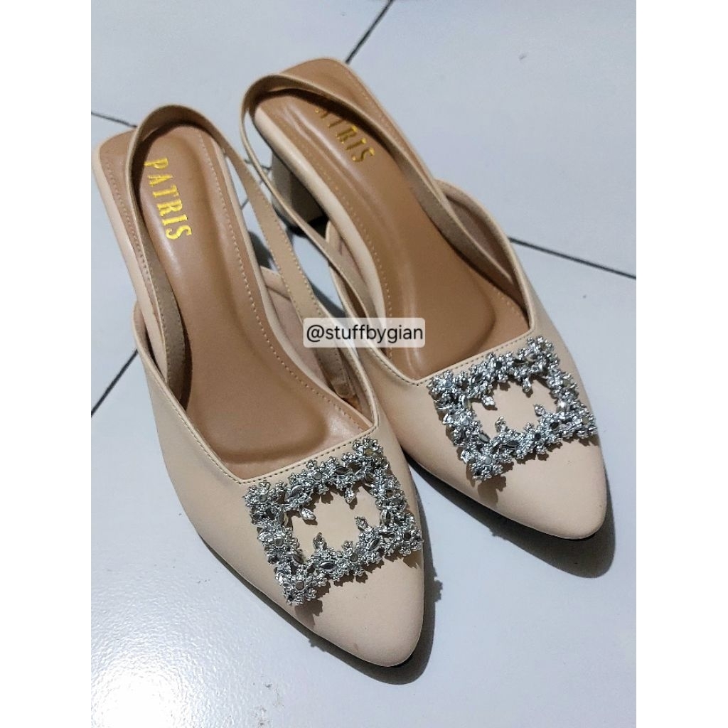 Sepatu sandal heels patris rosalind new