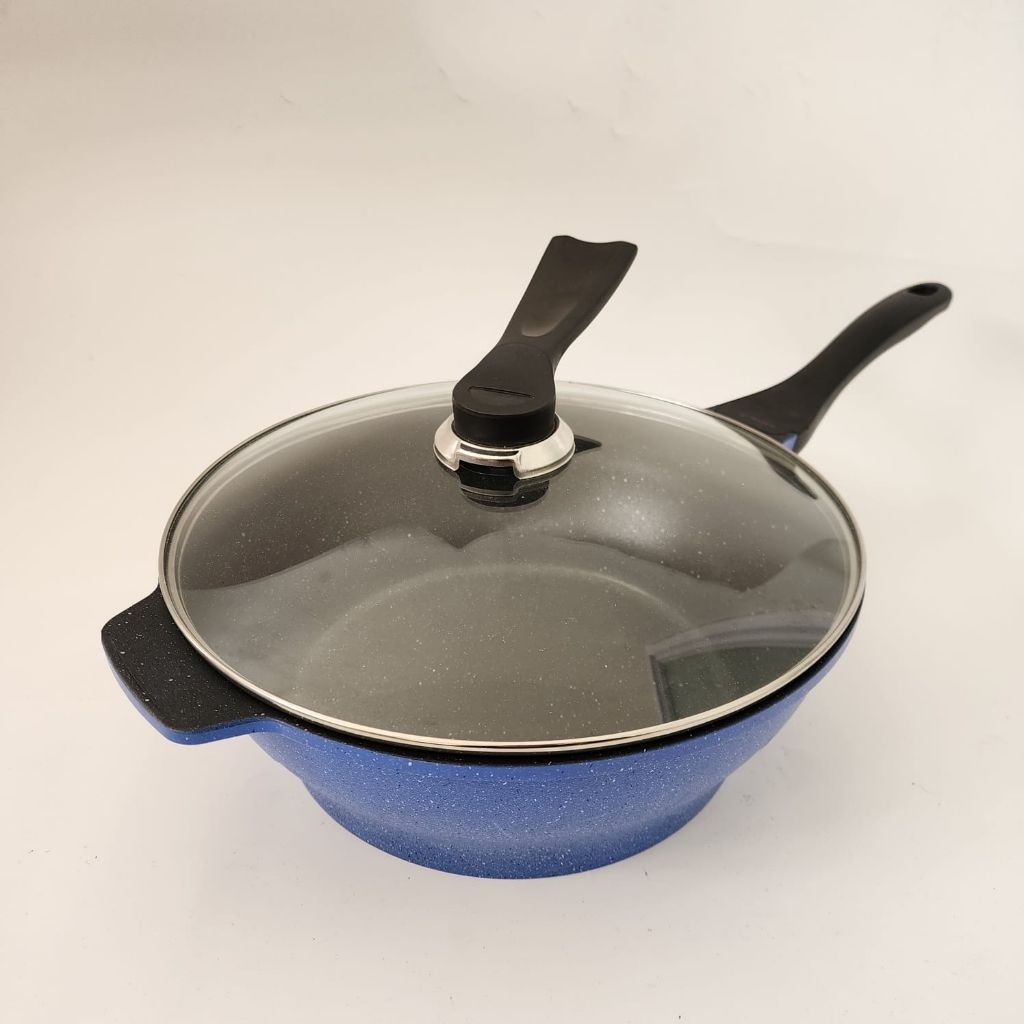 SCK WOK PAN KOREA 30CM ( BLUE )