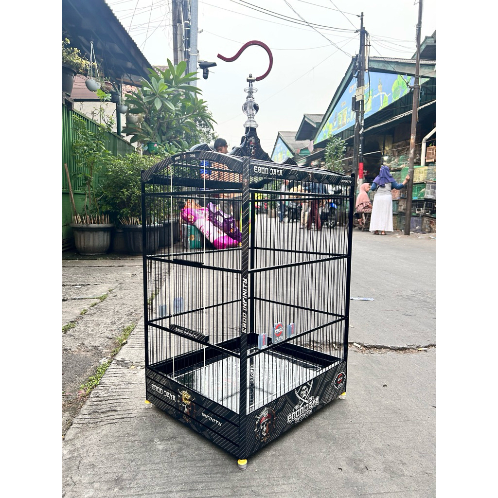 SANGKAR KANDANG KOTAK EBOD DECAL RUJI FIBER NO 2