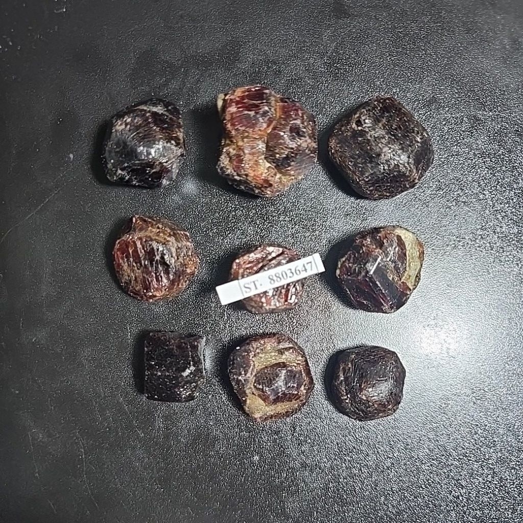 RED GARNET ROUGH BATU ASLI PAKET