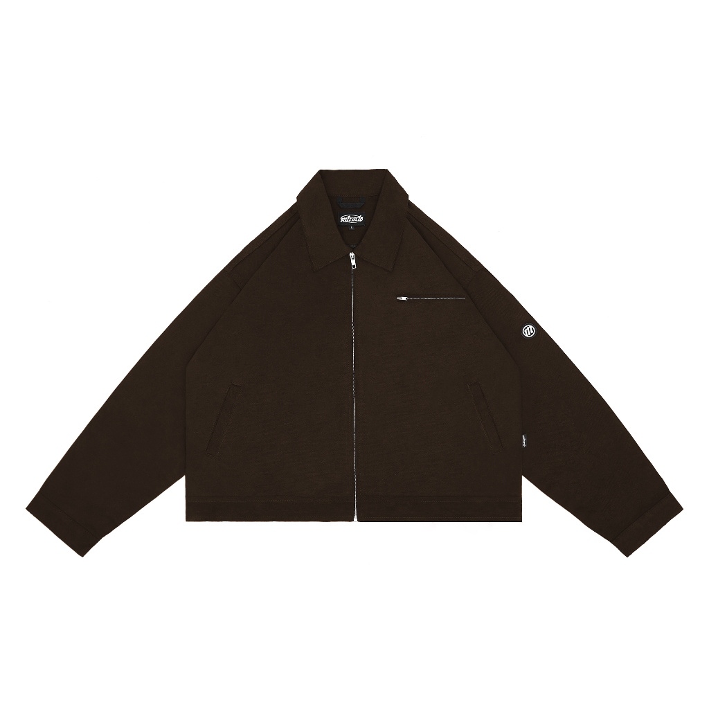 Miracle Mates - Coda Brown Work Jacket | Work Jacket Polos Boxy Fit